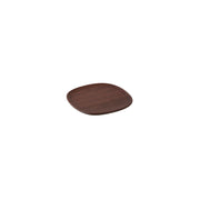KINTO UNITEA Synthetic Lacquerware Coaster, UNITEA Synthetic Lacquerware Coaster In Walnut, Hand wash only, not dishwasher safe, Made in China, 10 x 10 x 1 cm and 40 g, Walnut
