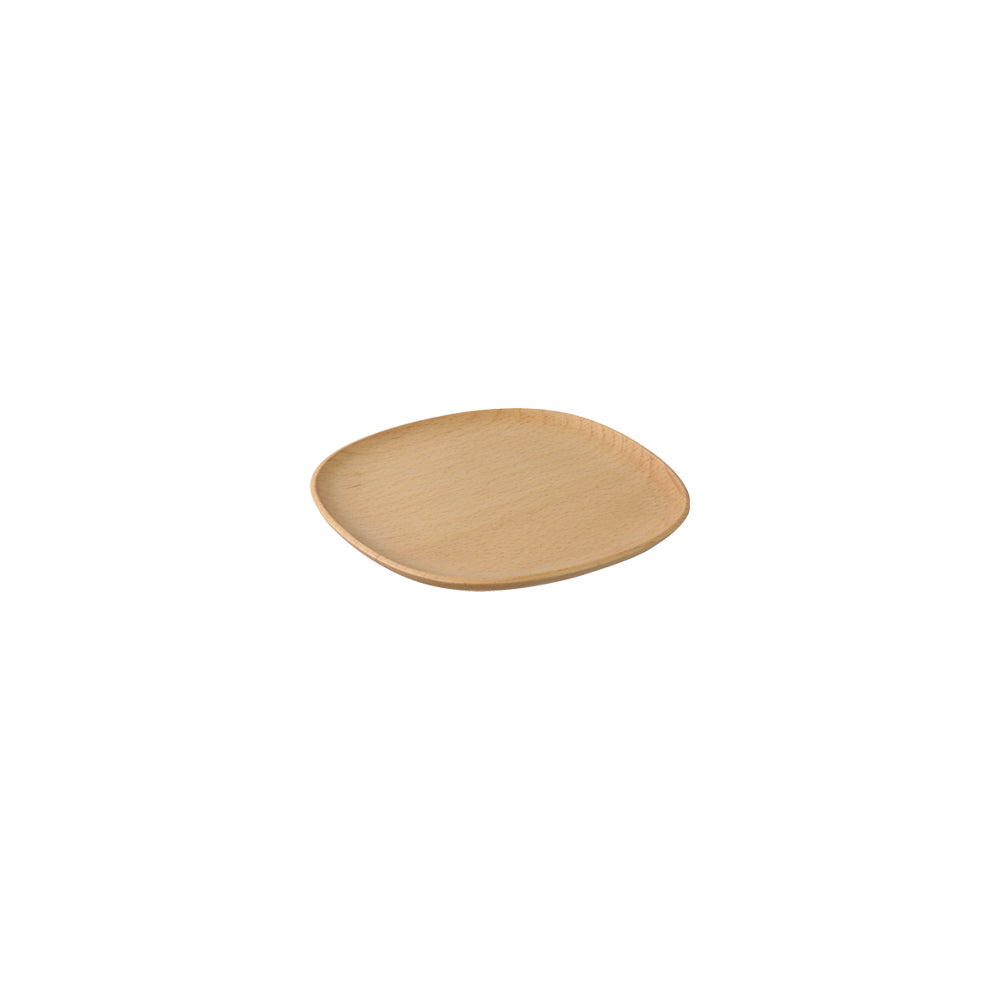 KINTO UNITEA Synthetic Lacquerware Coaster, UNITEA Synthetic Lacquerware Coaster In Beech, Hand wash only, not dishwasher safe, Made in China, 11.5 x 11.5 x 1 cm and 45 g, Beech