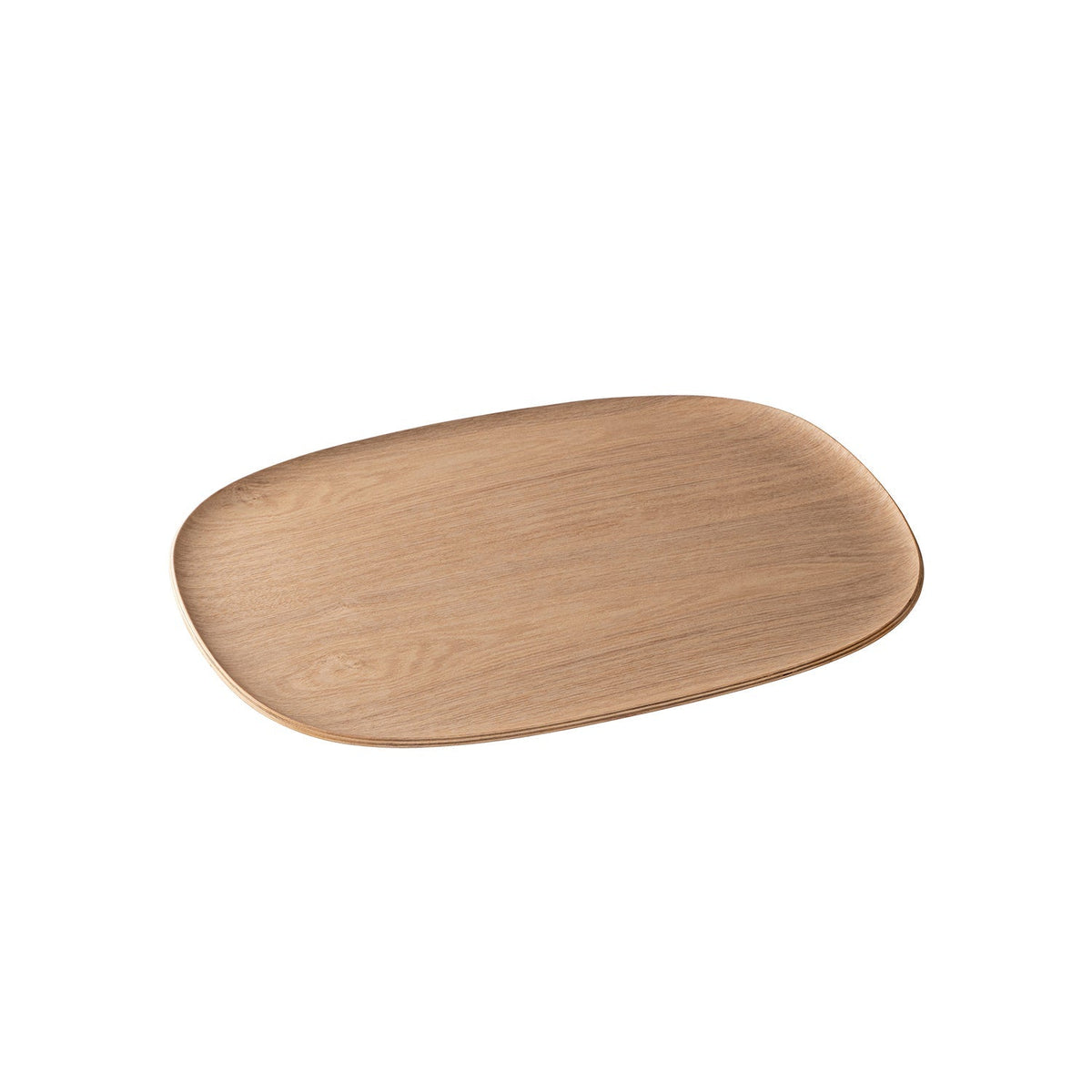 KINTO UNITEA Willow Non-Slip Tray 360 x 270 mm, UNITEA Willow Non-Slip Tray 360 x 270 mm, Willow Wood With a Non-Slip Finish, Wipe Clean and Do Not Soak, Not Dishwasher Safe, Made in China, 36 x 27 x 1.2 cm and 310 g, Willow