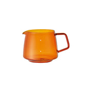 KINTO SEPIA Heat-Resistant Glass Jug, SEPIA Heat-Resistant Glass Jug In Amber Holding 750 mL, Microwave and dishwasher safe, Made in China, 15.5 x 11.5 x 10 cm and 200 g, Amber