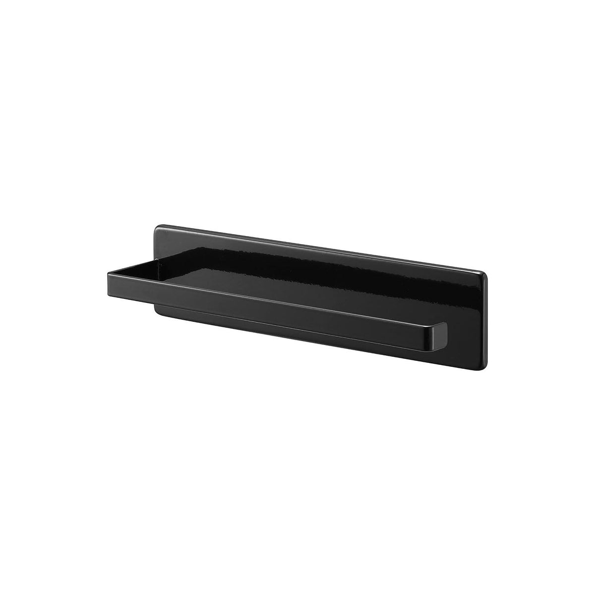 Yamazaki Tower Film-Hook Kitchen Paper Holder, Holder That Sticks to a Kitchen Panel, Tile or Glass Refrigerator Door by Film Hook, Holds 1.5 kg, 25 x 5.5 x 6 cm and 270 g, White or Black