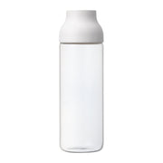 KINTO CAPSULE White Heat-Resistant Glass Carafe 85x85 1000 mL, CAPSULE White Heat-Resistant Glass Carafe 85x85 1000 mL In White Holding 1000 mL, Microwave and dishwasher safe, Made in China, 8.5 x 8.5 x 27 cm and 420 g, White
