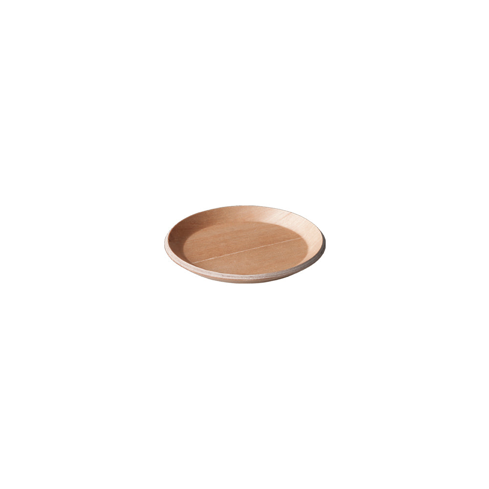 KINTO CAST Synthetic Lacquerware Coaster, CAST Synthetic Lacquerware Coaster In Birch, Hand wash only, not dishwasher safe, Made in China, 10 x 10 x 1 cm and 25 g, Birch