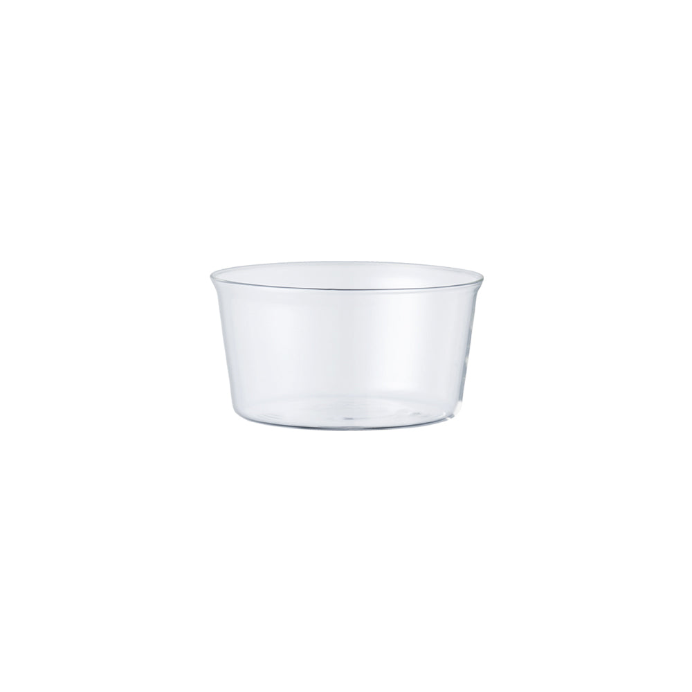 KINTO CAST Heat-Resistant Glass Bowl, CAST Heat-Resistant Glass Bowl In Clear Holding 450 mL, Microwave and dishwasher safe, Made in China, 12 x 12 x 6 cm and 120 g, Clear