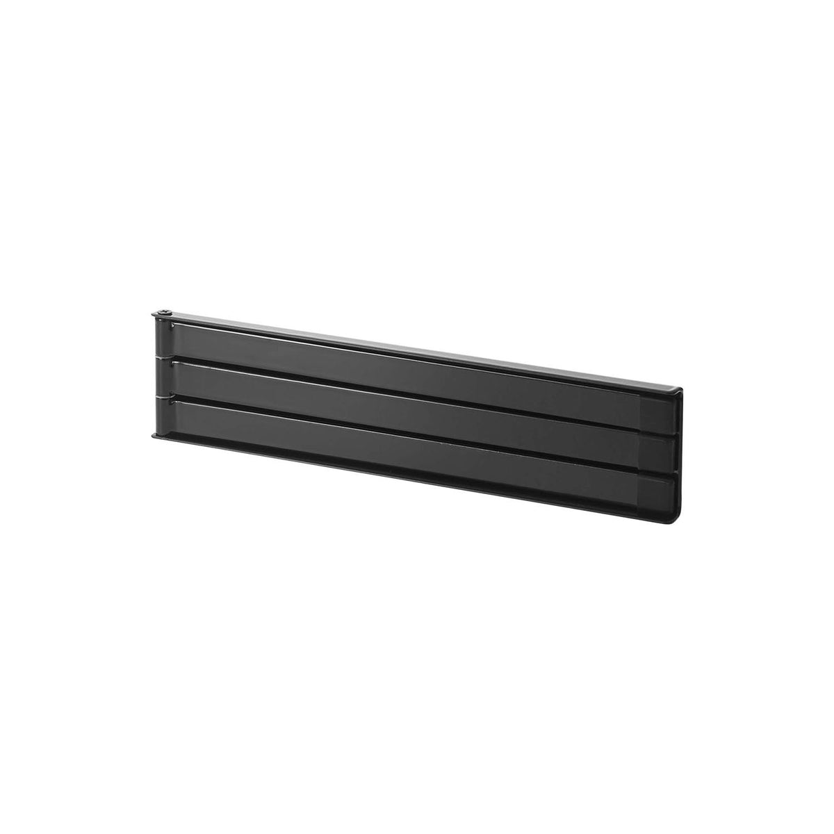 Yamazaki Tower Magnetic Cloth Hanger, Three-Cloth Hanger That Sticks to a Refrigerator Side or Steel Kitchen Panel by Strong Magnet, Holds 600 g, 24 x 1 x 6 cm and 410 g, White or Black