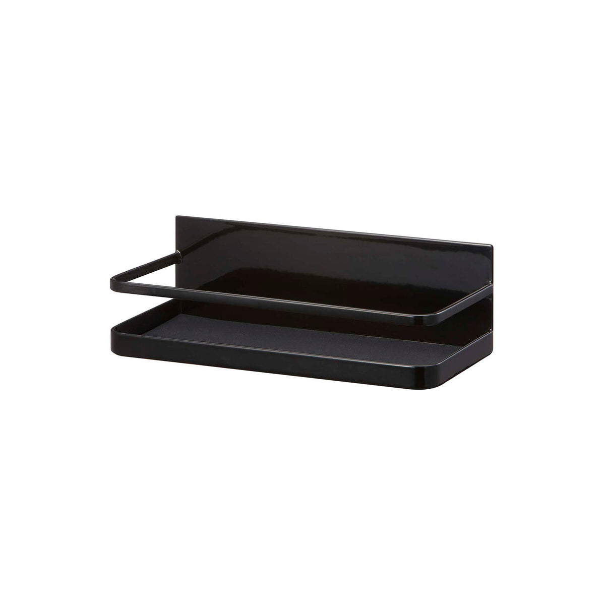Yamazaki Tower Magnetic Spice Rack, Rack That Sticks to a Refrigerator Side or Steel Kitchen Panel by Strong Magnet, Holds 1.5 kg, 24.5 x 11 x 8.5 cm and 715 g, White or Black