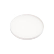 Yamazaki Tower Round Raised Silicone Coaster, Round Silicone Coaster With a Raised Rim That Holds Drips, Stacks for Storage, Heat Safe to 220 C, 10 x 10 x 0.9 cm and 30 g, White or Black