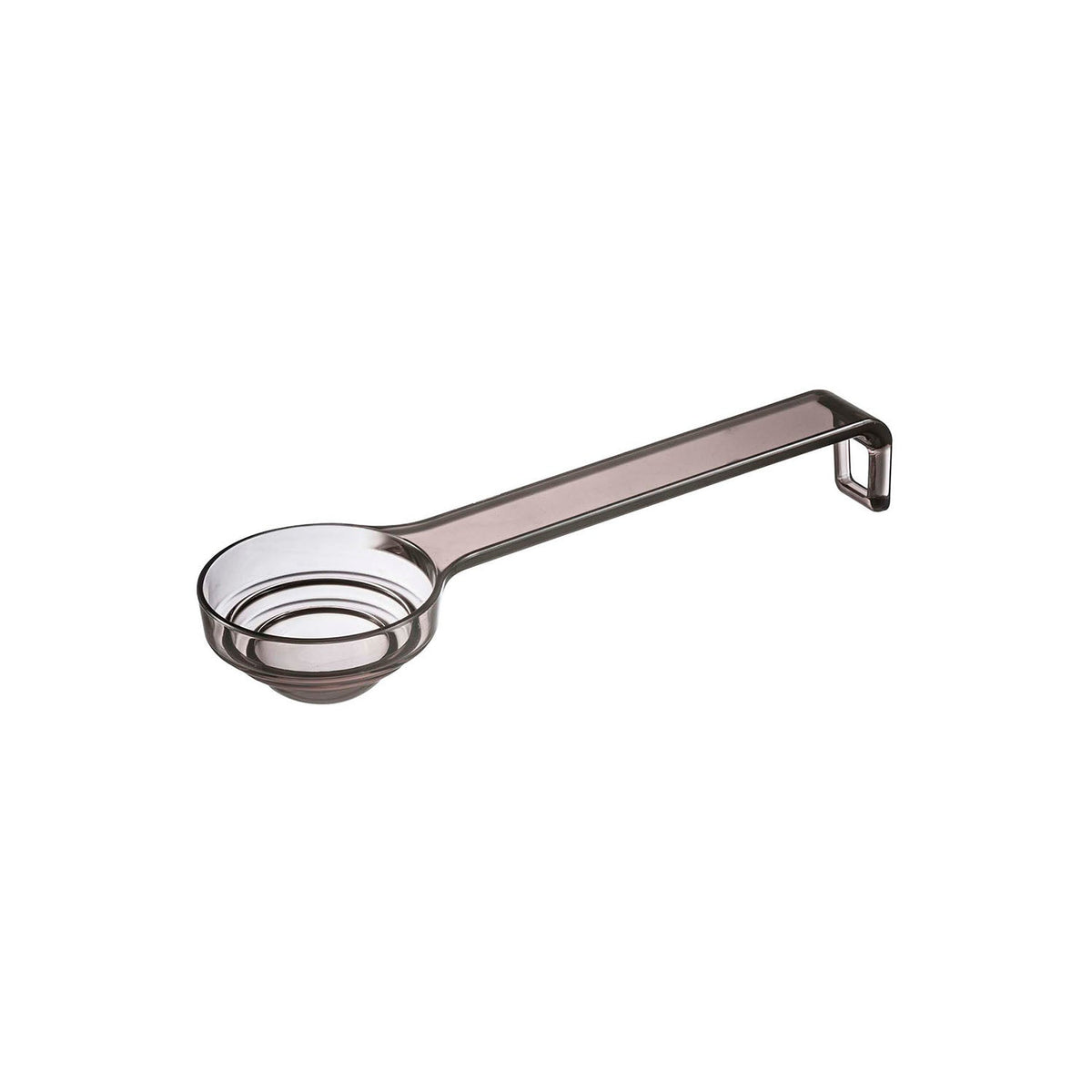 Yamazaki Layer Stepped Measuring Spoon, Stepped Measuring Spoon That Measures a Tablespoon, Teaspoon and Half Teaspoon on Its Steps and Can Be Rested on the Counter While You Pour, Heat Safe to 100 C, 14.2 x 4.2 x 2.2 cm and 12 g, Clear or Black