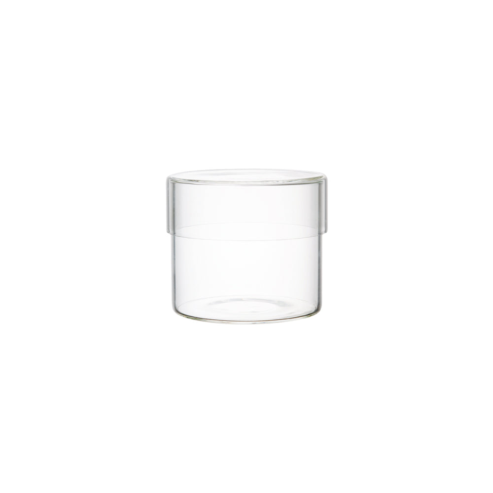KINTO SCHALE Heat-Resistant Glass Glass Case, SCHALE Heat-Resistant Glass Glass Case In Clear Holding 500 mL, Microwave and dishwasher safe, Made in China, 10 x 10 x 8.5 cm and 220 g, Clear