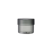 KINTO SCHALE Glass Case 100 x 85 mm Smoke, Smoke Heat-Resistant Glass Case 100 x 85 mm Holding 500 mL for Coffee Beans, Tea or Snacks, Microwave and Dishwasher Safe, Made in China, 10 x 10 x 8.5 cm and 220 g, Smoke