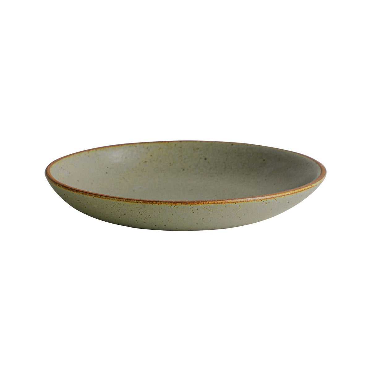 KINTO TERRA Earthenware Deep Plate 230 mm, TERRA Earthenware Deep Plate 230 mm in Beige or Black, Microwave, oven-safe up to 300 degrees c and dishwasher safe, Made in Japan, 23 x 23 x 3.5 cm and 560 g, Beige or Black
