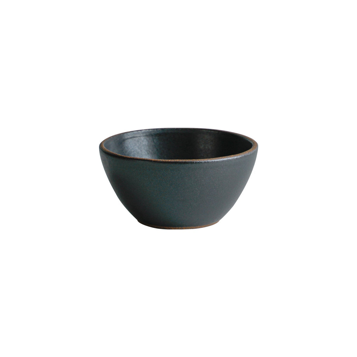 KINTO TERRA Earthenware Bowl 135 mm, TERRA Earthenware Bowl 135 mm in Beige or Black Holding 500 mL, Microwave, oven-safe up to 300 degrees c and dishwasher safe, Made in Japan, 13.5 x 13.5 x 6.5 cm and 300 g, Beige or Black