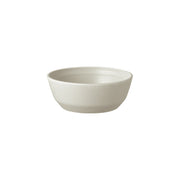 KINTO FOG Porcelain Bowl 145 mm, FOG Porcelain Bowl 145 mm in Ash White or Dark Grey Holding 570 mL, Microwave and dishwasher safe, Made in Japan, 14.5 x 14.5 x 5.5 cm and 280 g, Ash White or Dark Grey