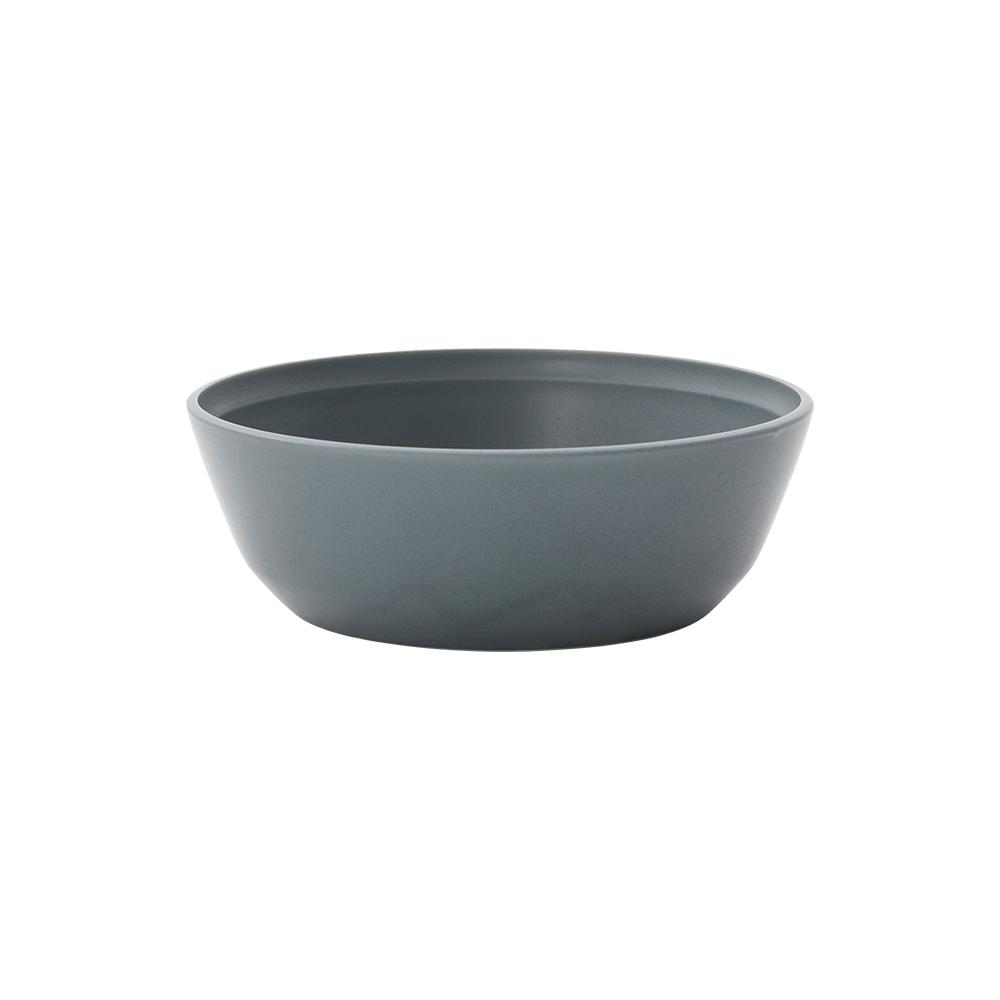 KINTO FOG Porcelain Bowl 190 mm, FOG Porcelain Bowl 190 mm in Ash White or Dark Grey Holding 1250 mL, Microwave and dishwasher safe, Made in Japan, 19 x 19 x 6.5 cm and 520 g, Ash White or Dark Grey