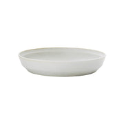 KINTO FOG Porcelain Deep Plate 215 mm, FOG Porcelain Deep Plate 215 mm in Ash White or Dark Grey, Microwave and dishwasher safe, Made in Japan, 21.5 x 21.5 x 4 cm and 540 g, Ash White or Dark Grey