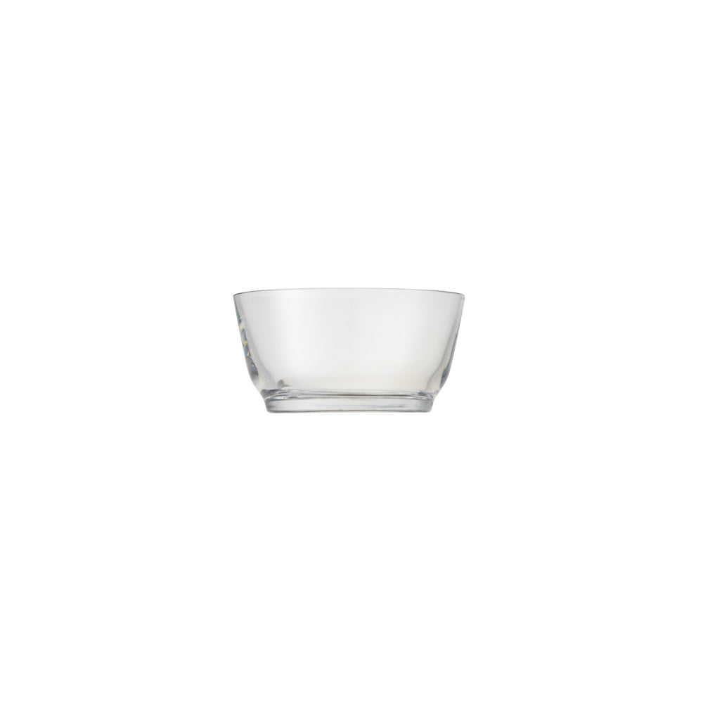 KINTO HIBI Soda Glass Bowl 100 mm, HIBI Soda Glass Bowl 100 mm in Clear, Blue, Green, Brown or Purple Holding 220 mL, Dishwasher safe, Made in China, 10 x 10 x 5 cm and 220 g, Clear or Blue or Green or Brown or Purple