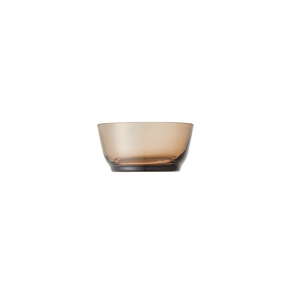 KINTO HIBI Soda Glass Bowl 100 mm, HIBI Soda Glass Bowl 100 mm in Clear, Blue, Green, Brown or Purple Holding 220 mL, Dishwasher safe, Made in China, 10 x 10 x 5 cm and 220 g, Clear or Blue or Green or Brown or Purple