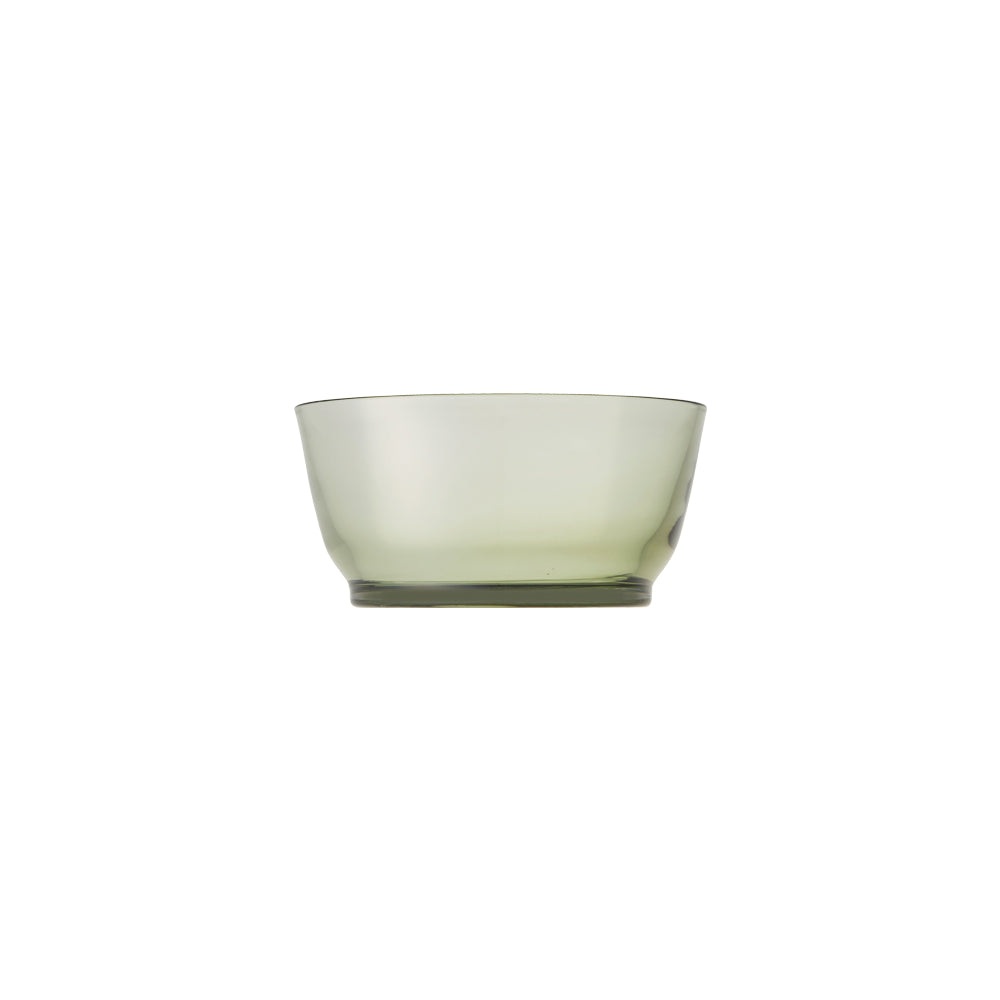 KINTO HIBI Soda Glass Bowl 125 mm, HIBI Soda Glass Bowl 125 mm in Clear, Blue, Green, Brown or Purple Holding 420 mL, Dishwasher safe, Made in China, 12.5 x 12.5 x 6 cm and 310 g, Clear or Blue or Green or Brown or Purple