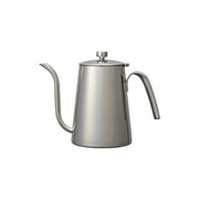 KINTO SCS Pour-Over Kettle, SCS Pour-Over Kettle 900 mL in Stainless for Pour-Over Coffee, Gooseneck Spout, Direct Flame Not Induction, Dishwasher Safe, Made in China, 21.5 x 8 x 17 cm and 480 g, Stainless