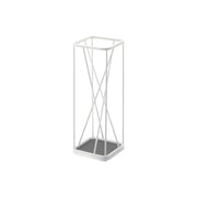 Yamazaki Nine Square Umbrella Stand, Umbrella Stand Divided Into Nine Squares by Crossing Dividers That Hold Each Umbrella, Artistic Look That Changes With the Angle, 17 cm Square, 17 x 17 x 45.5 cm and 1260 g, White or Black