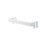 Yamazaki Tower Kitchen Towel Hanger Bar, Slim Bar That Clamps to a Kitchen or Washroom Cabinet Door 1.4 to 2.5 cm Thick, Width Adjusts to Stop Rattling, Fixed With a Screw, Holds 1 kg, 19 x 6 to 7 x 4 cm and 155 g, White or Black