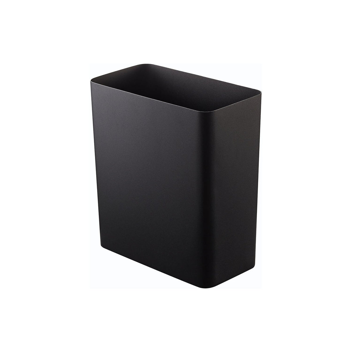 Yamazaki Tower Square Trash Can 10 L, Simple Modern 10 L Square Steel Trash Can That Fits a Corner and Hides the Bag Inside the Body Behind a Ring, 28 cm Wide, 28 x 15 x 30 cm and 1700 g, White or Black