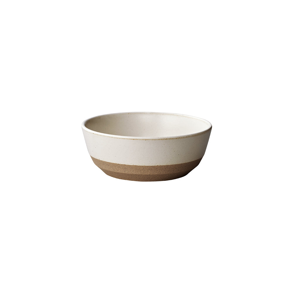 KINTO CLK-151 Porcelain Bowl 135 mm, CLK-151 Porcelain Bowl 135 mm in White, Beige or Black Holding 450 mL, Microwave and dishwasher safe, Made in Japan, 13.5 x 13.5 x 5 cm and 280 g, White or Beige or Black