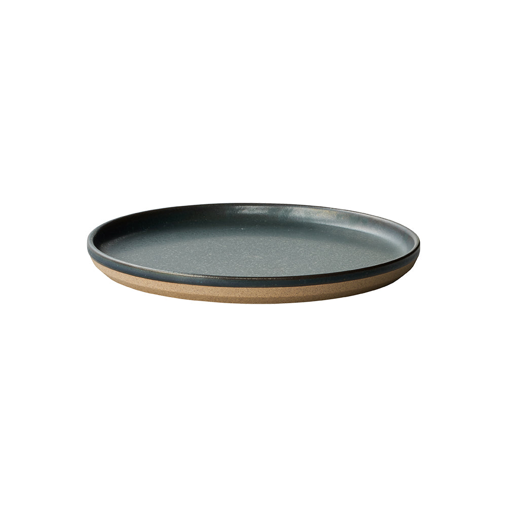 KINTO CLK-151 Porcelain Plate 200 mm, CLK-151 Porcelain Plate 200 mm in White, Beige or Black, Microwave and dishwasher safe, Made in Japan, 20 x 20 x 1.8 cm and 410 g, White or Beige or Black