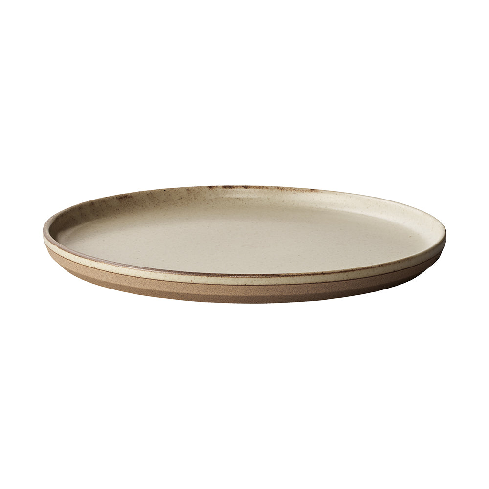 KINTO CLK-151 Porcelain Plate 250 mm, CLK-151 Porcelain Plate 250 mm in White, Beige or Black, Microwave and dishwasher safe, Made in Japan, 25 x 25 x 2 cm and 750 g, White or Beige or Black