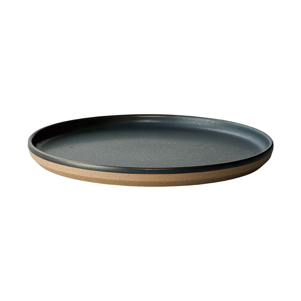 KINTO CLK-151 Porcelain Plate 250 mm, CLK-151 Porcelain Plate 250 mm in White, Beige or Black, Microwave and dishwasher safe, Made in Japan, 25 x 25 x 2 cm and 750 g, White or Beige or Black