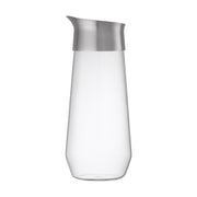KINTO LUCE Water Carafe, LUCE Water Carafe 1000 mL Clear Heat-Resistant Glass for water, Screw Lid Not Fully Sealed, Microwave and Dishwasher Safe Body, Made in China, 10.5 x 10.5 x 25 cm and 518 g, Clear