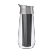 KINTO LUCE Cold Brew Carafe, LUCE Cold Brew Carafe 1000 mL Clear Heat-Resistant Glass for cold brew coffee, Screw Lid Not Fully Sealed, Microwave and Dishwasher Safe Body, Made in China, 10.5 x 10.5 x 25 cm and 575 g, Clear