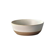 KINTO CLK-151 Porcelain Bowl 180 mm, CLK-151 Porcelain Bowl 180 mm in White, Beige or Black Holding 940 mL, Microwave and dishwasher safe, Made in Japan, 18 x 18 x 6.5 cm and 480 g, White or Beige or Black