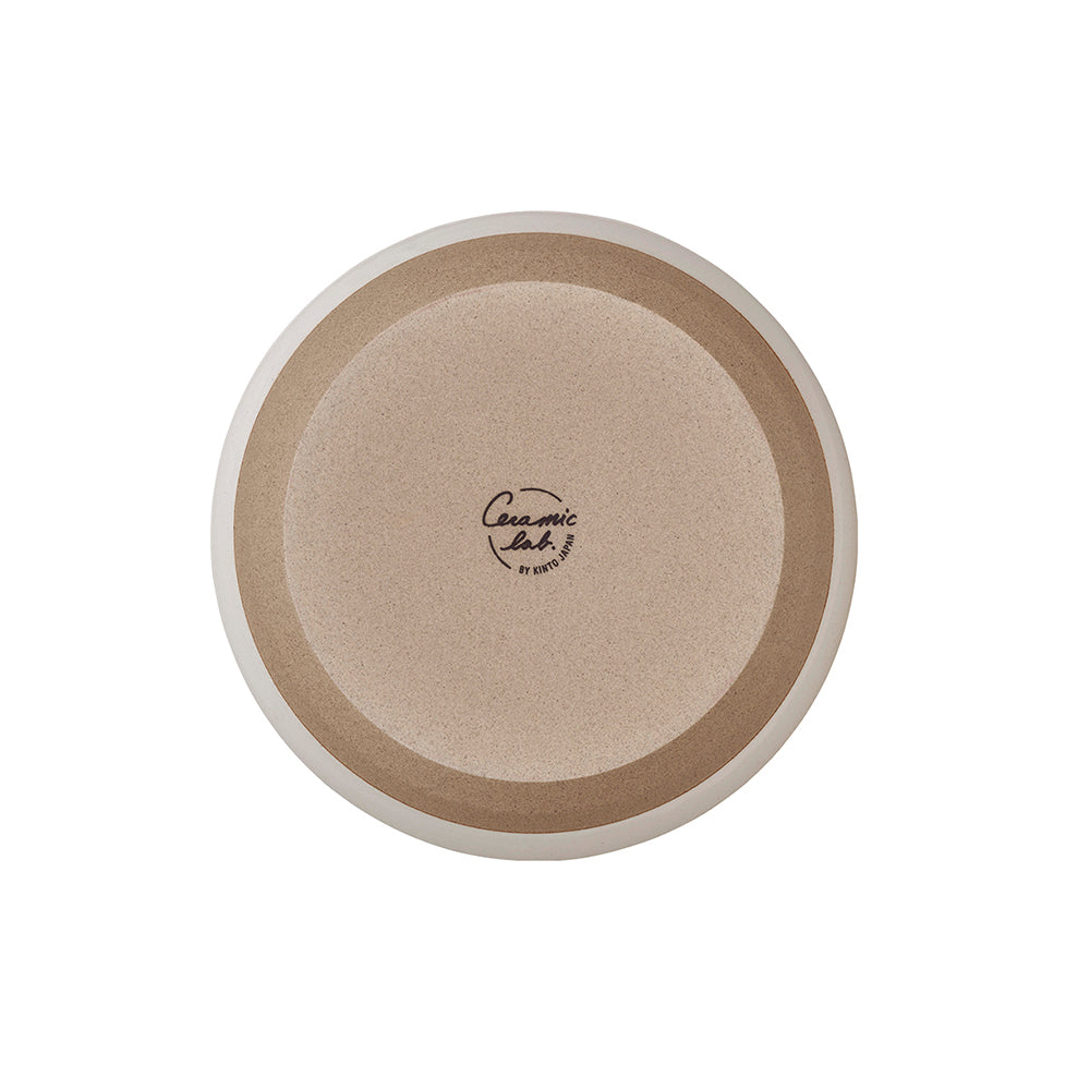 KINTO CLK-151 Porcelain Bowl 180 mm, CLK-151 Porcelain Bowl 180 mm in White, Beige or Black Holding 940 mL, Microwave and dishwasher safe, Made in Japan, 18 x 18 x 6.5 cm and 480 g, White or Beige or Black