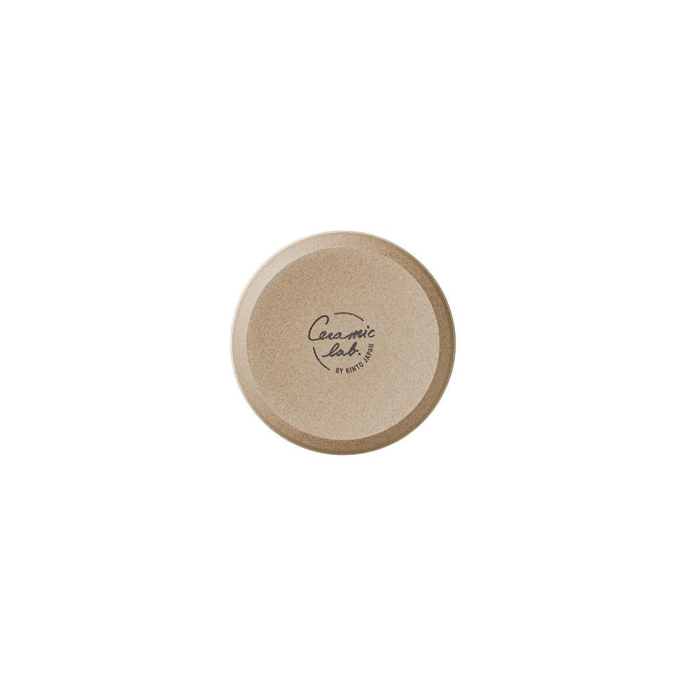 KINTO CLK-151 Porcelain Plate 100 mm, CLK-151 Porcelain Plate 100 mm in White, Beige or Black, Microwave and dishwasher safe, Made in Japan, 10 x 10 x 1.5 cm and 100 g, White or Beige or Black