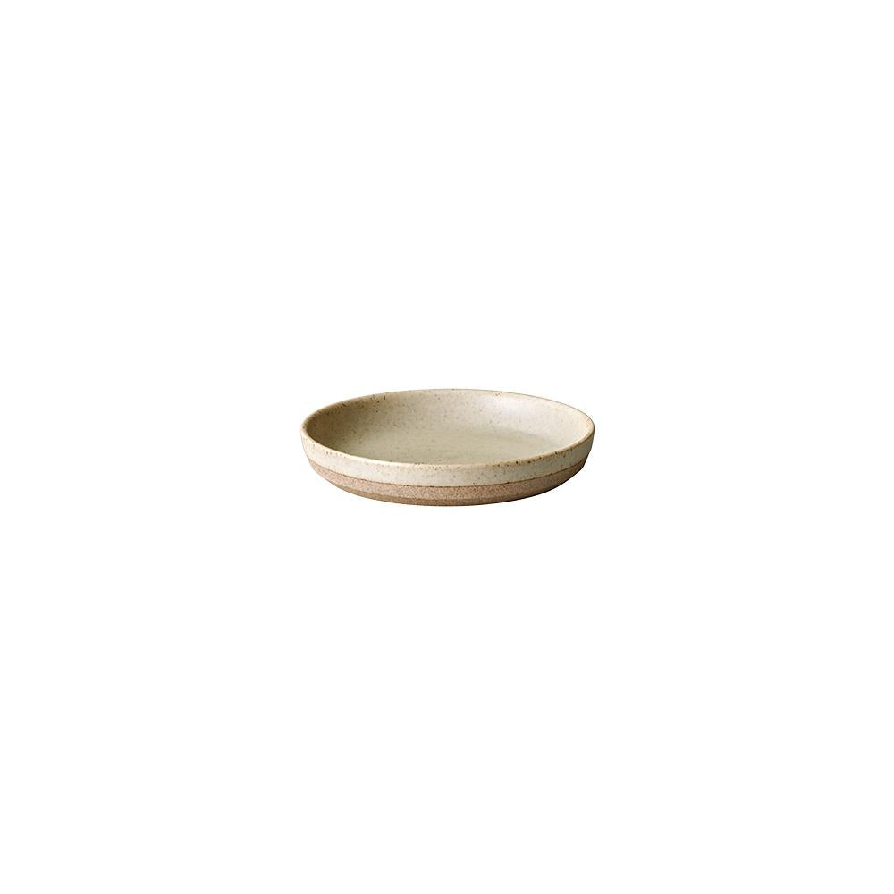 KINTO CLK-151 Porcelain Plate 100 mm, CLK-151 Porcelain Plate 100 mm in White, Beige or Black, Microwave and dishwasher safe, Made in Japan, 10 x 10 x 1.5 cm and 100 g, White or Beige or Black