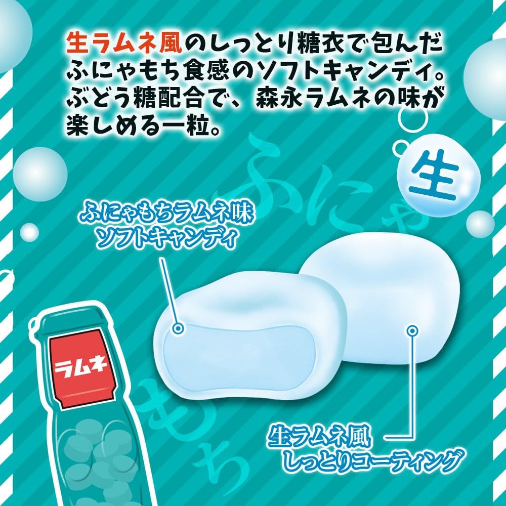 Morinaga Raw Ramune-Style Soft Candy — Moist-Coated Chewiness