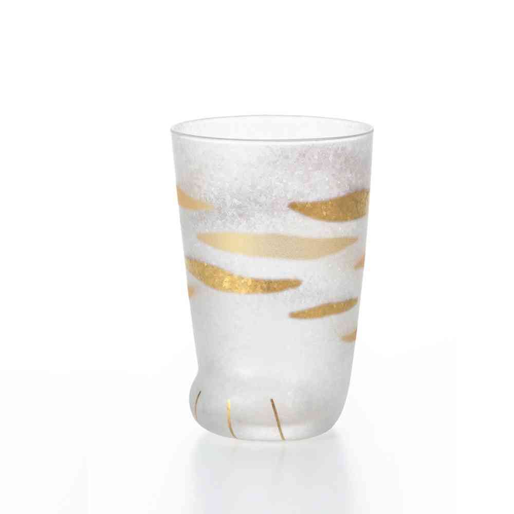 ADERIA Coconeco Cat Paw Glass With Gold Pattern