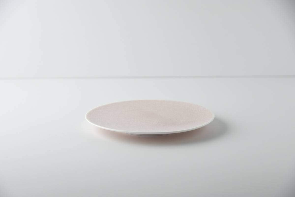 MIYAMA Casane Te Mino Ware Cherry Blossom Peach Glaze Sweets Plate