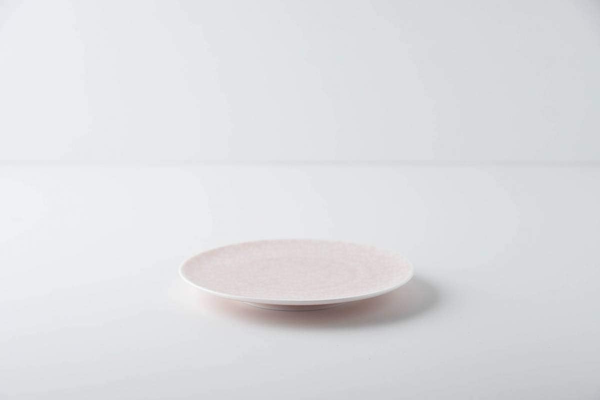 MIYAMA Casane Te Mino Ware Cherry Blossom Peach Glaze Saucer