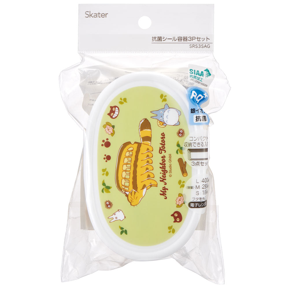 Skater My Neighbor Totoro Nesting Lunch Container Set