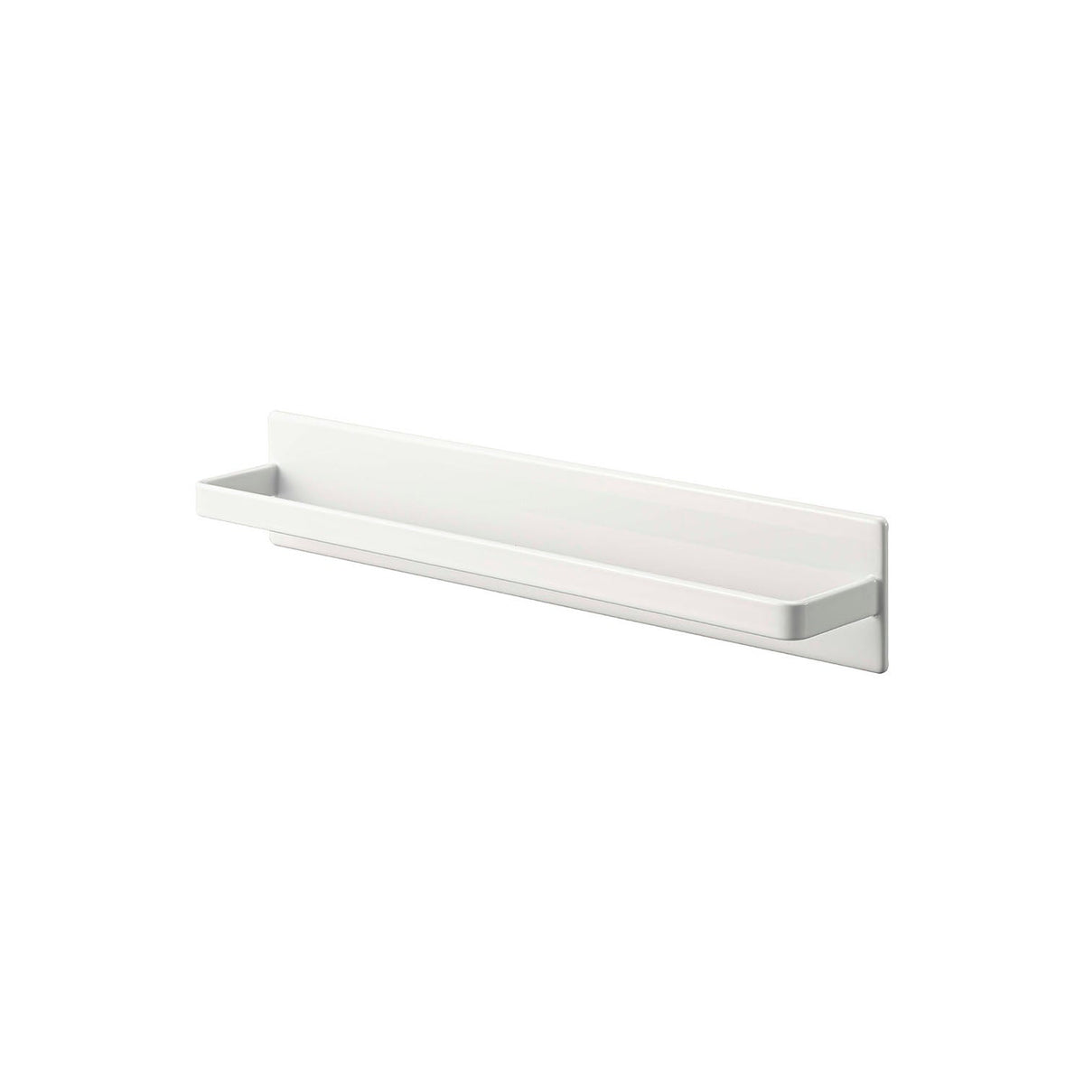 Yamazaki Tower Magnetic Kitchen Towel Hanger Wide, Wide Bar That Sticks to a Refrigerator Side or Steel Kitchen Panel by Strong Magnet, Holds 1.5 kg, 28 x 4.5 x 5 cm and 300 g, White or Black