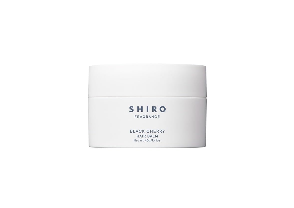 SHIRO Black Cherry Hair Balm, Fruity Floral Balm for Hair Styling, Hair Treatment and Body Care, 40 g Jar