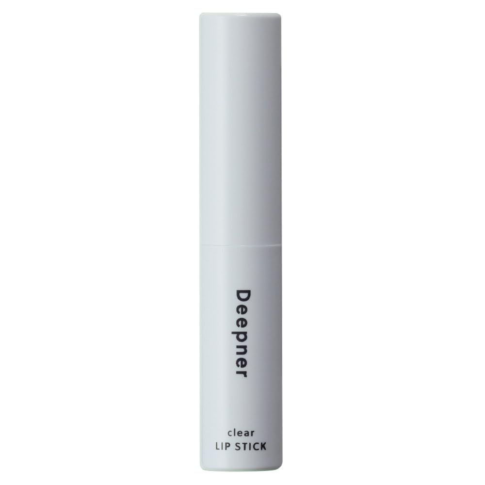 Menturm Deepner Lip Unscented UV, Medicated High-Moisture Lip Balm Stick with SPF20 PA++ and Vitamin E and P, 2.3 g