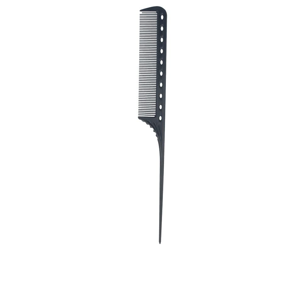 Y.S.PARK YS-101 Winding Tail Comb, Carbon Black, Heat-Resistant Salon Comb