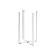 Yamazaki Tower Folding Poly Bag Eco Holder L, Folding Stand That Holds a Poly Bag Open for Scraps While You Cook, Doubles as a Board, Recipe Book or Tablet Stand, Folds Flat, 15 x 14.5 x 22 cm and 270 g, White or Black