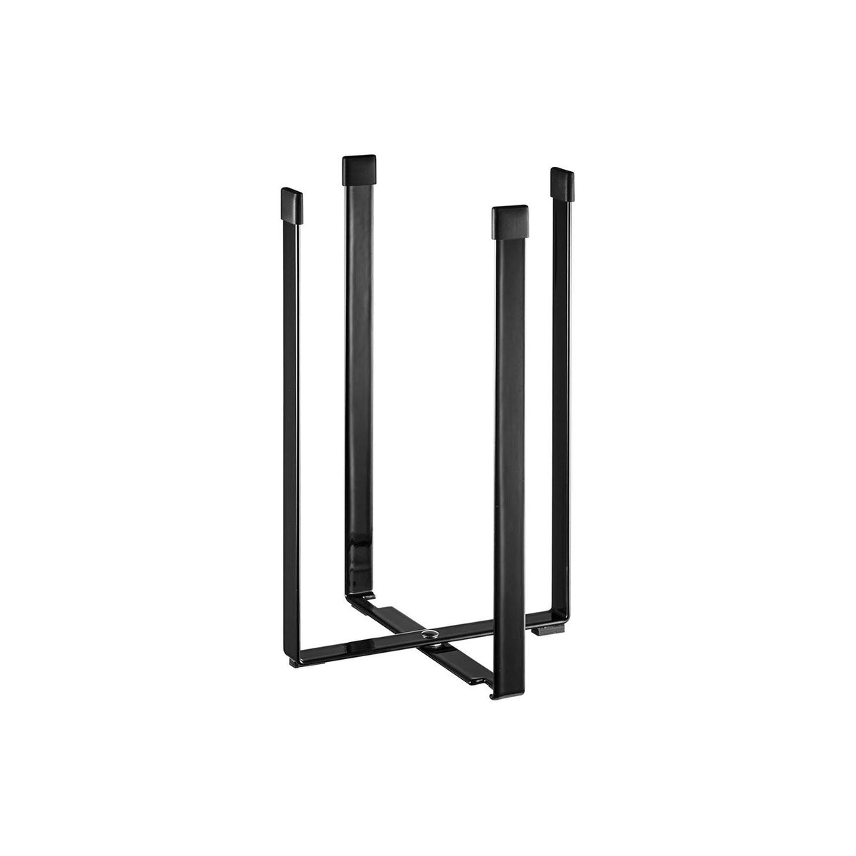 Yamazaki Tower Folding Poly Bag Eco Holder L, Folding Stand That Holds a Poly Bag Open for Scraps While You Cook, Doubles as a Board, Recipe Book or Tablet Stand, Folds Flat, 15 x 14.5 x 22 cm and 270 g, White or Black