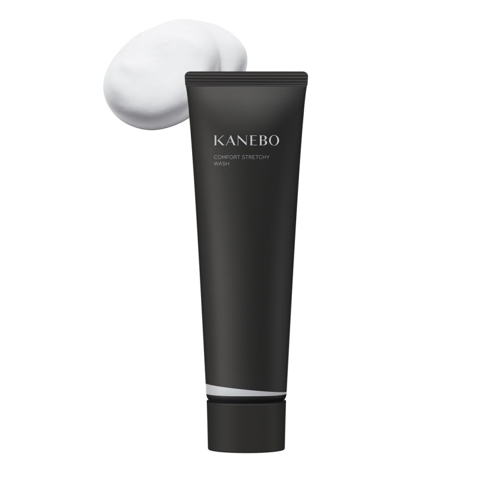 KANEBO Comfort Stretchy Wash II, Dense-Foam Hydrating Serum Face Wash, 130 g