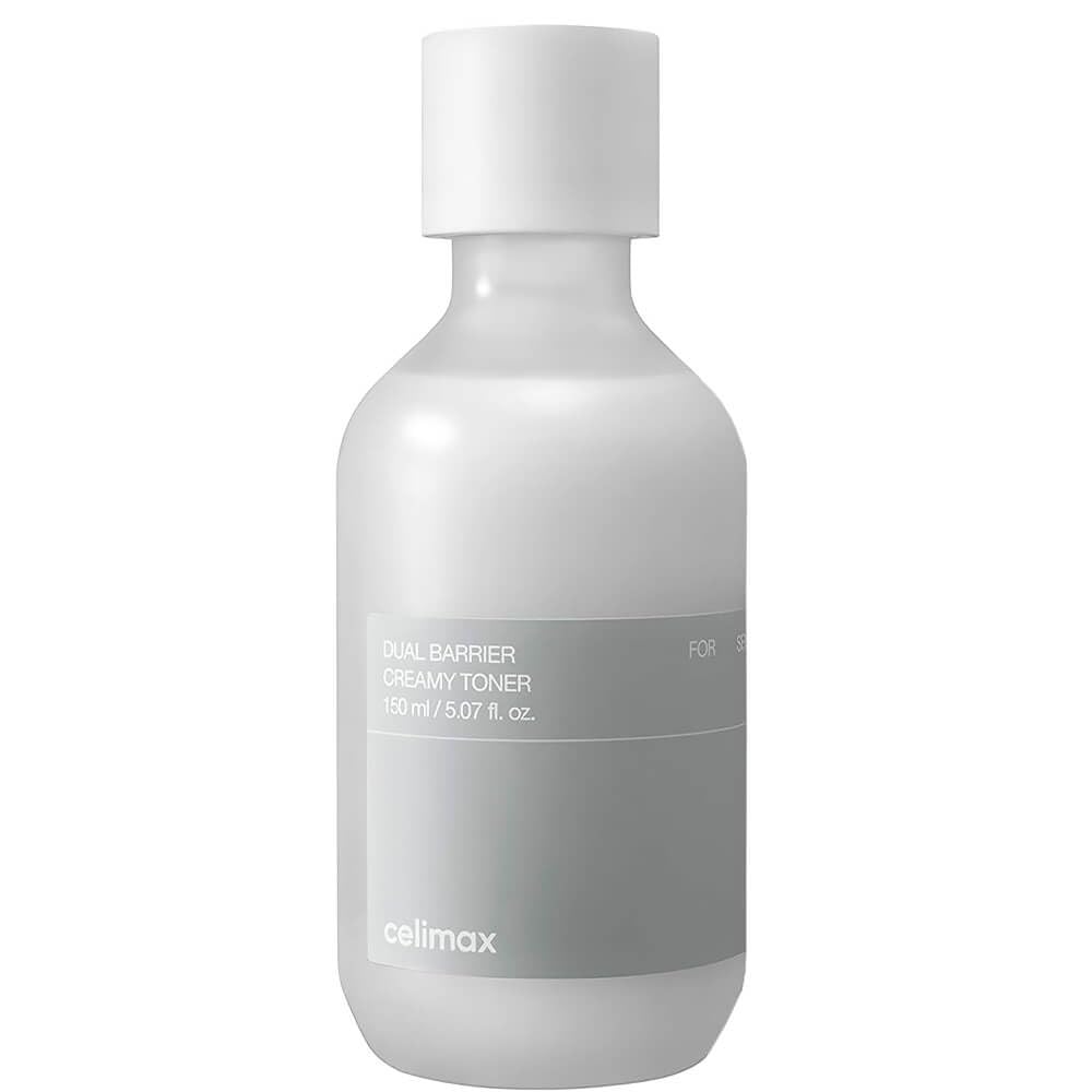 Celimax Dual Barrier Creamy Toner, Fragrance-Free Five-Ceramide Milk Toner for Dry and Sensitive Skin, 150 mL