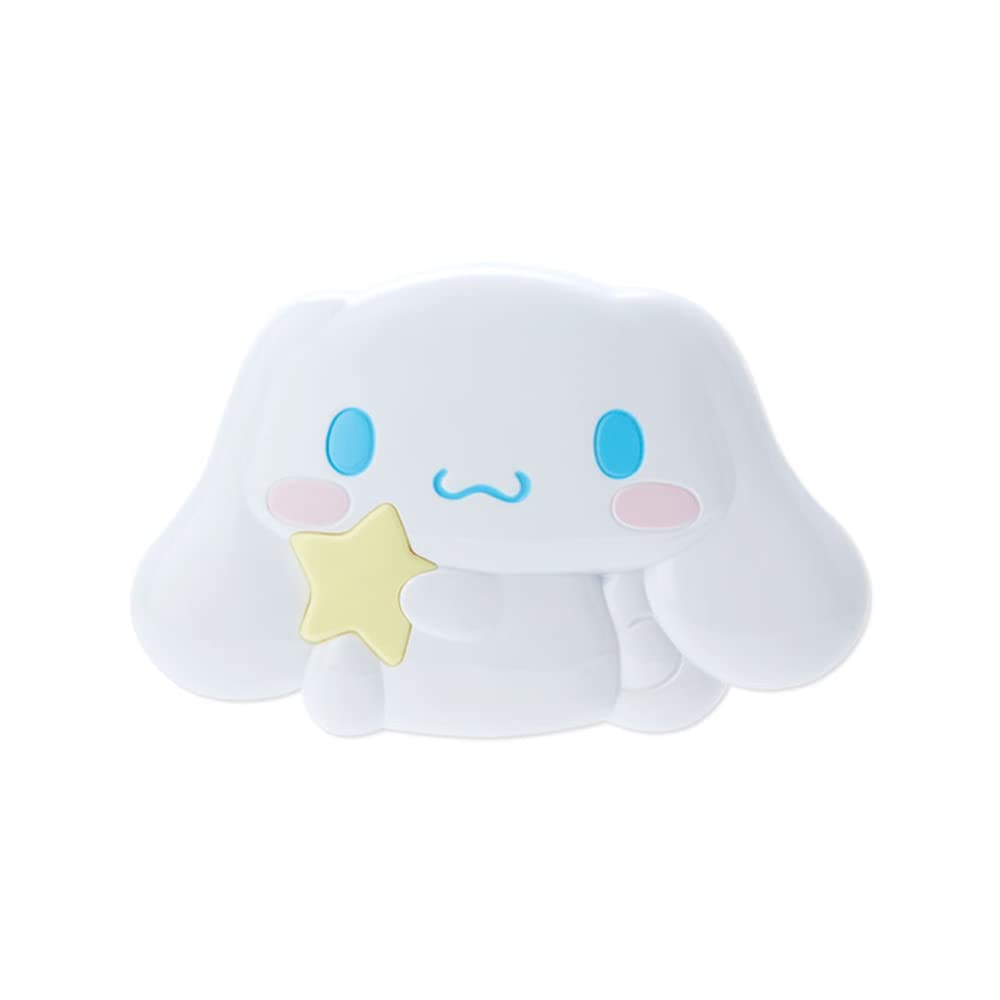 Sanrio Character Face-Shaped Folding Mirror and Comb Set, Compact Pocket Mirror, 7 Characters